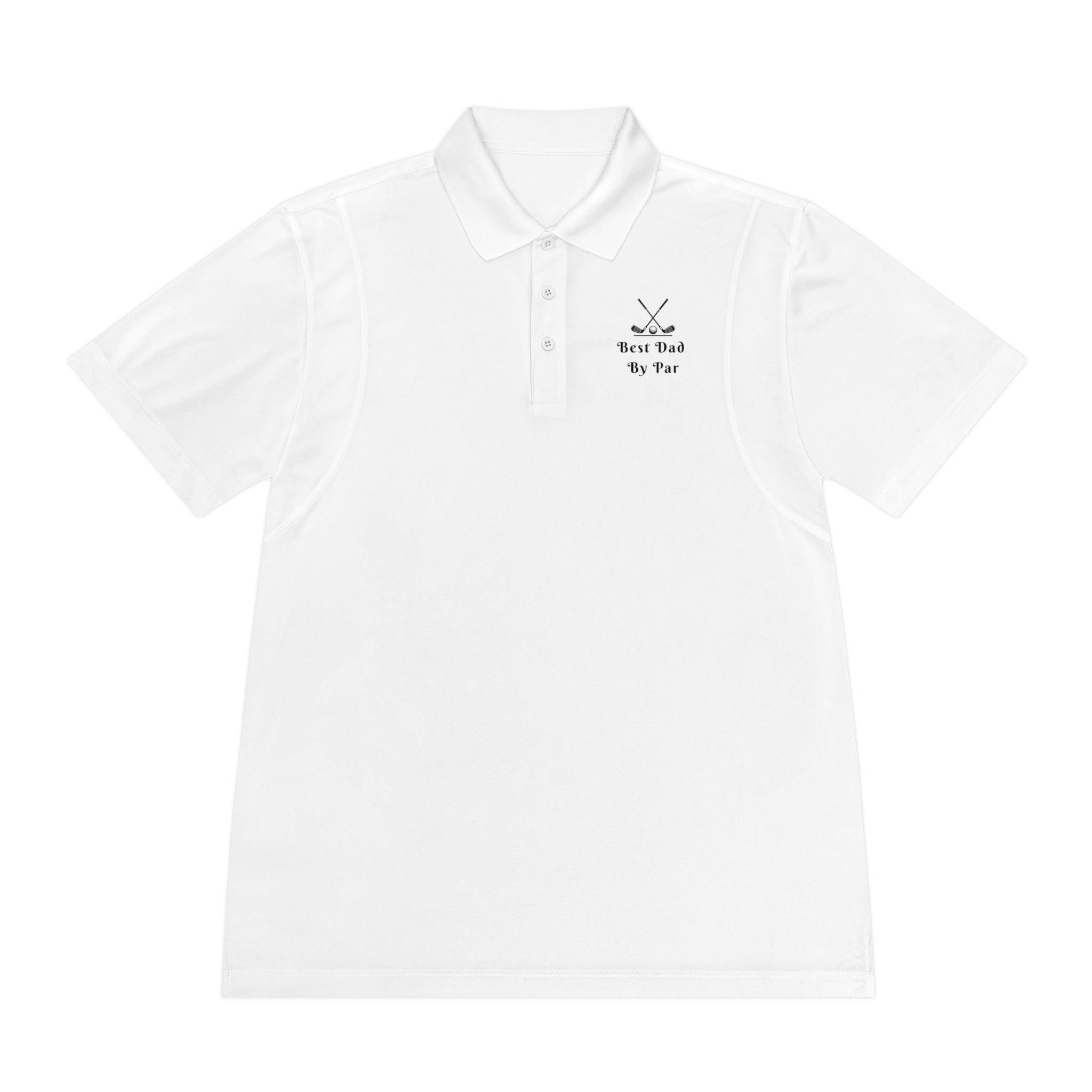 Best Dad By Par Men's Golf Polo Shirt