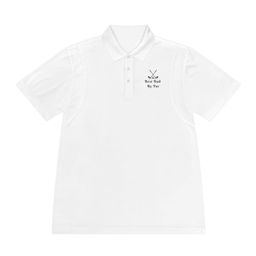 Best Dad By Par Men's Golf Polo Shirt