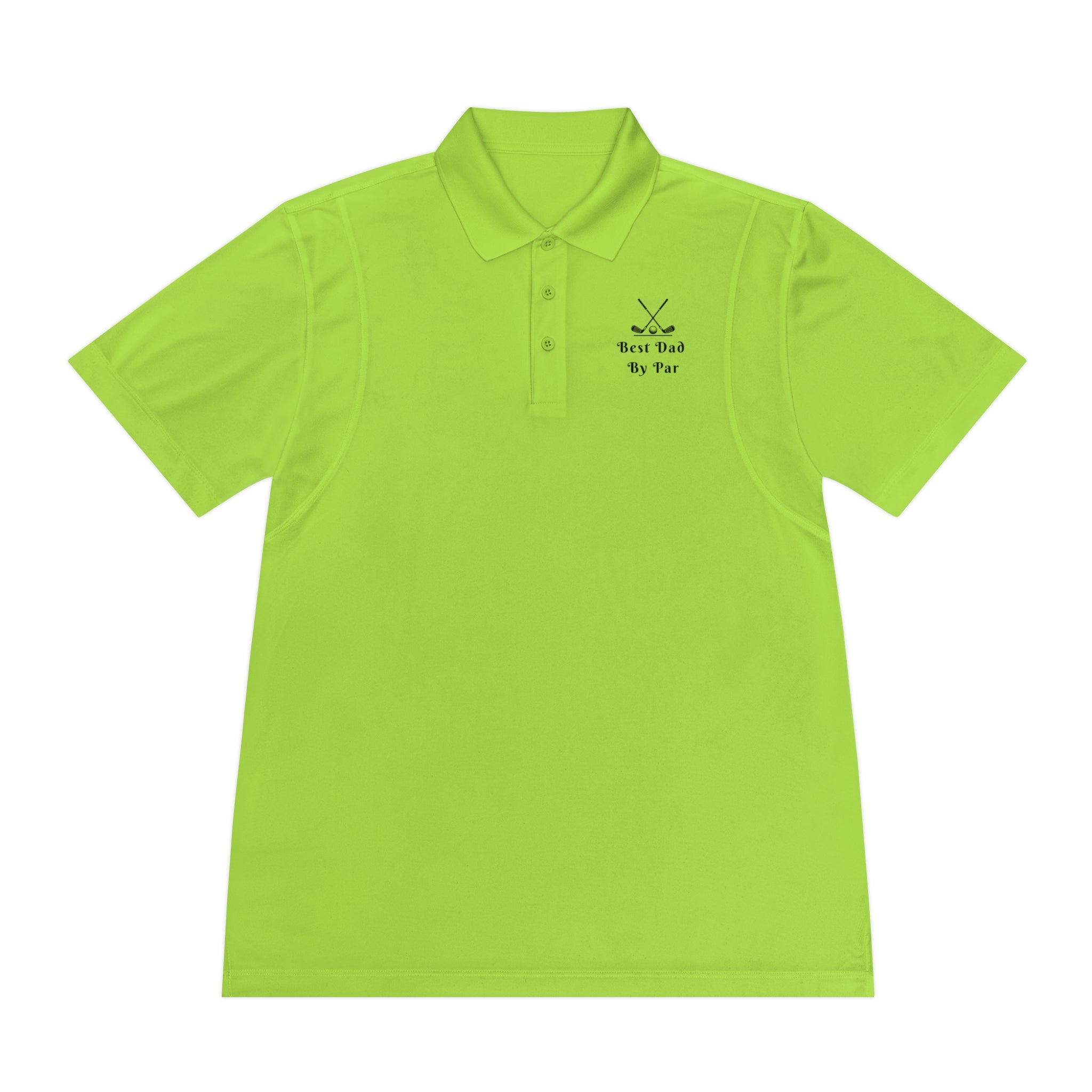 Best Dad By Par Men's Golf Polo Shirt