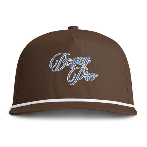 Bogey Pro Golf Snapback Rope Cap