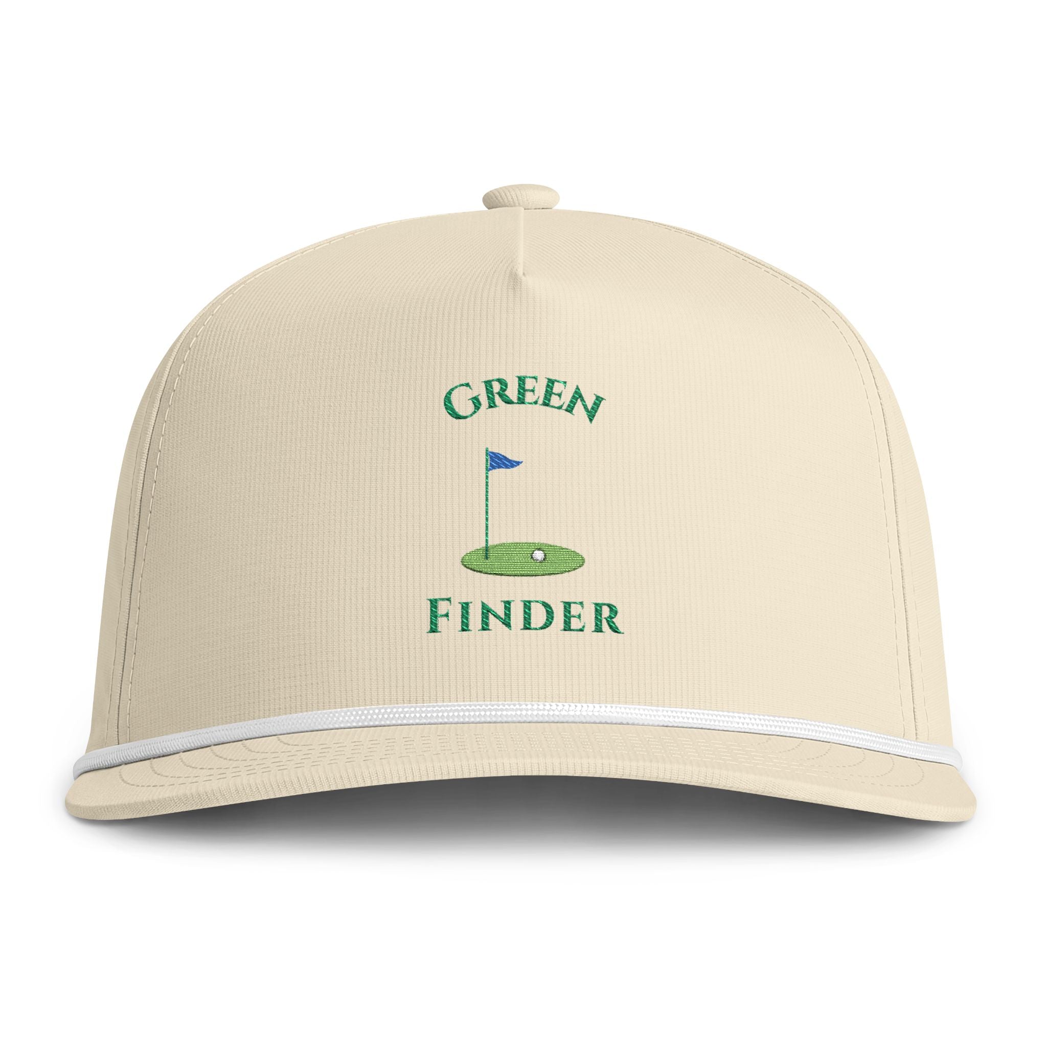 Green Finder Golf Snapback Rope Cap