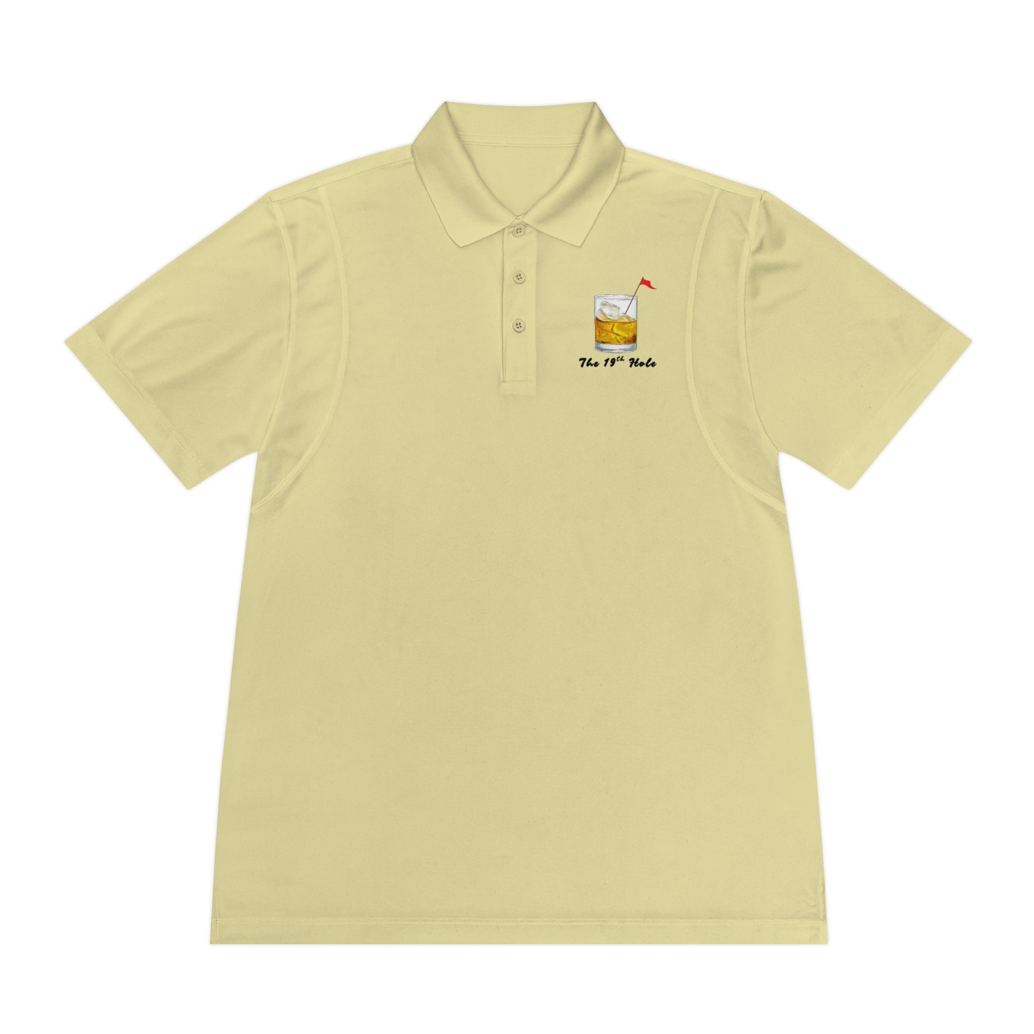 The 19th Hole Men's Golf Polo Shirt