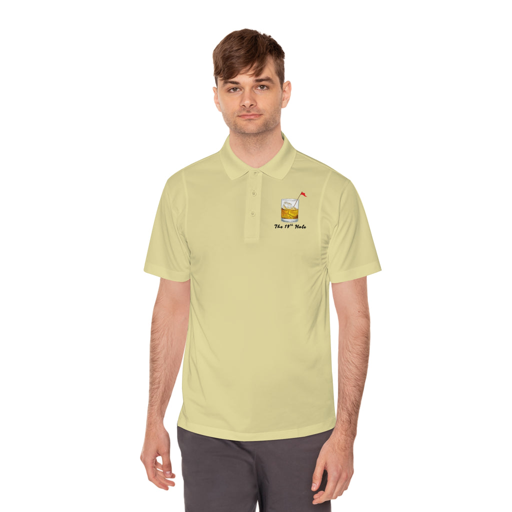 The 19th Hole Men's Golf Polo Shirt