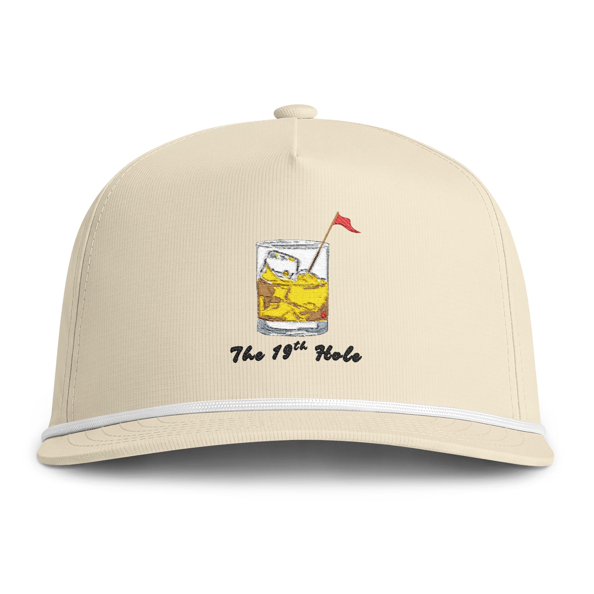 The 19th Hole Golf Snapback Rope Cap