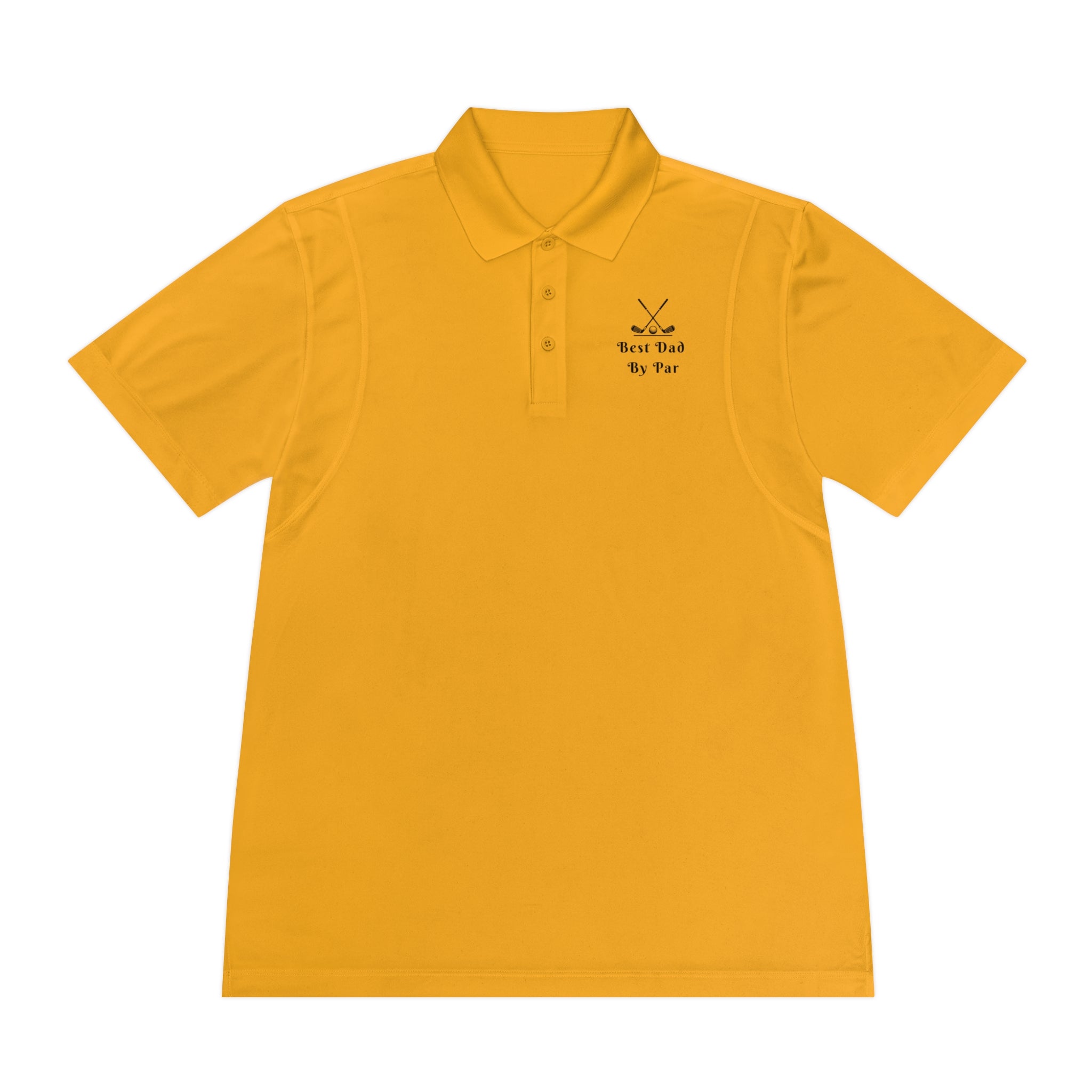 Best Dad By Par Men's Golf Polo Shirt