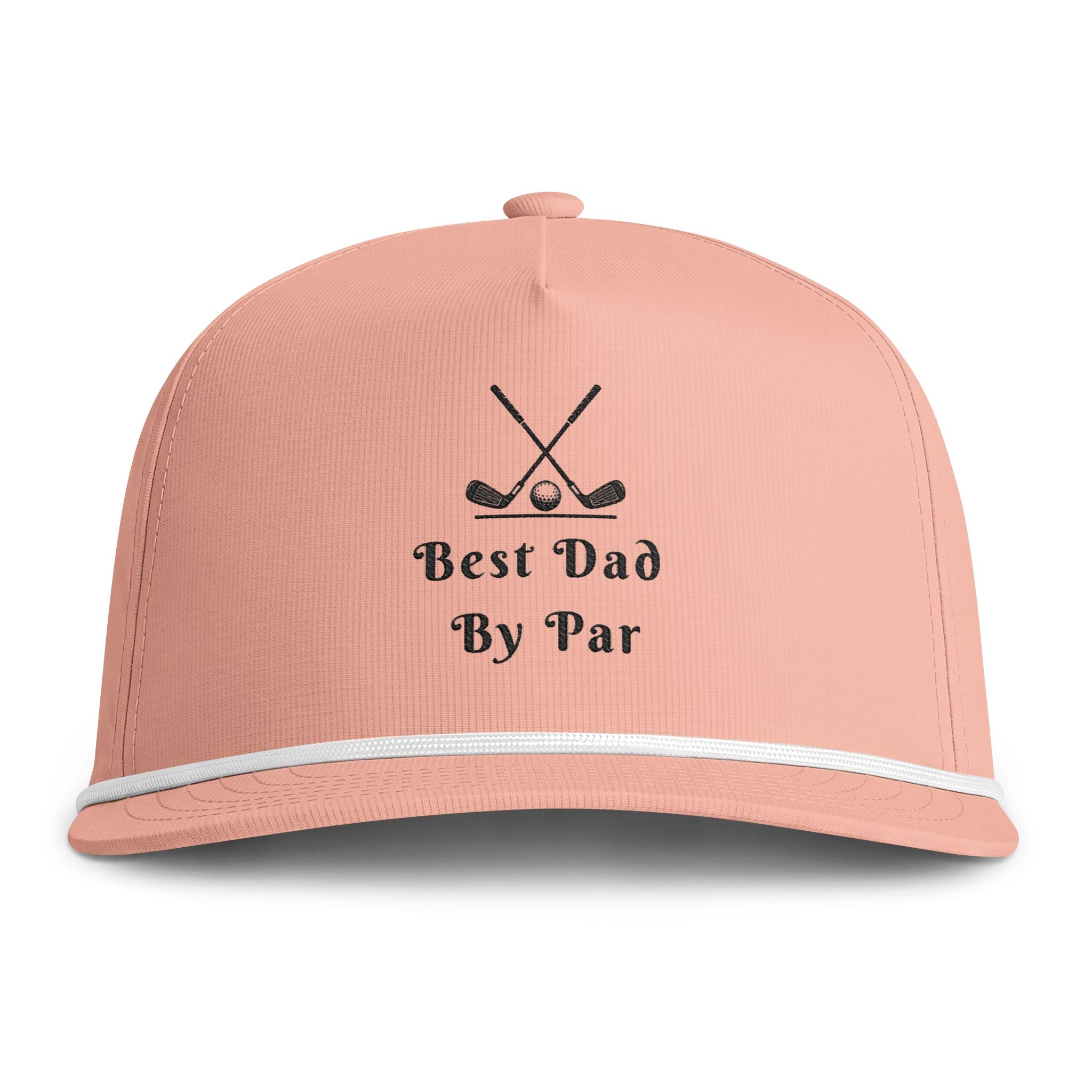 Best Dad By Par Golf Snapback Rope Cap