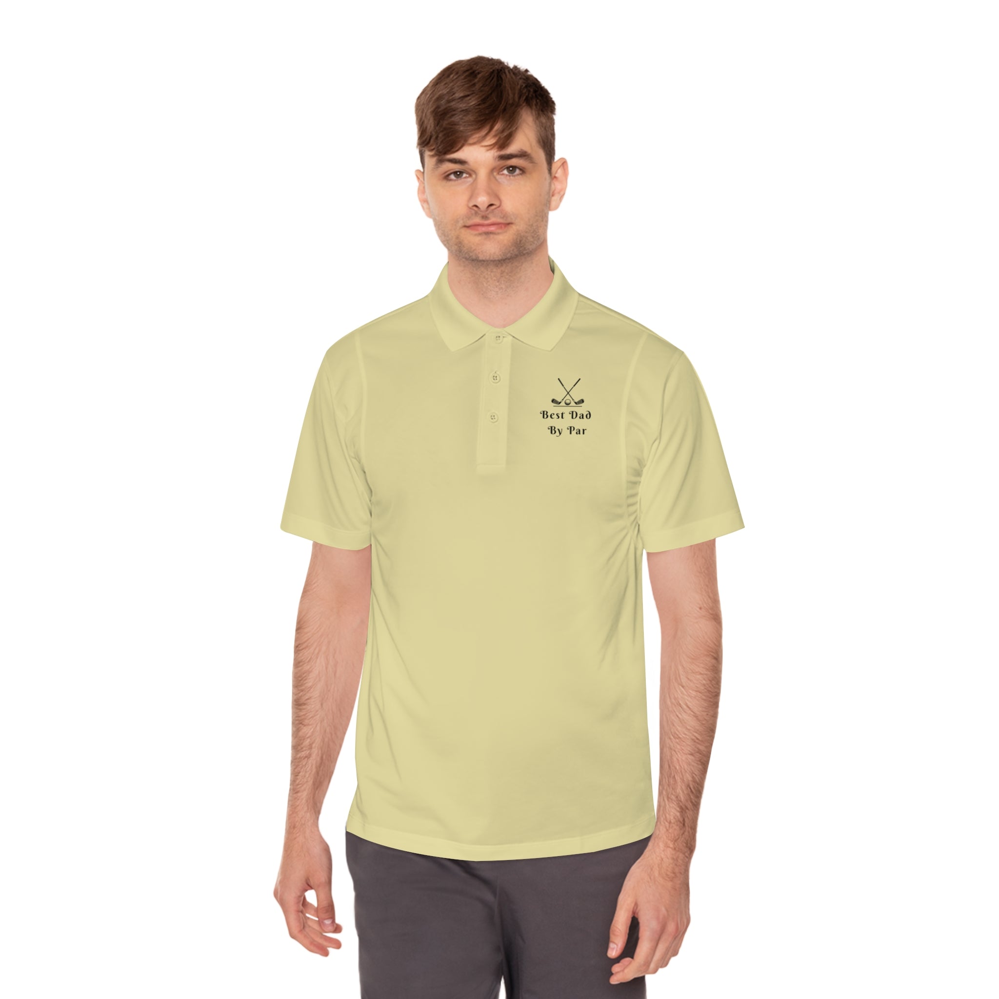 Best Dad By Par Men's Golf Polo Shirt